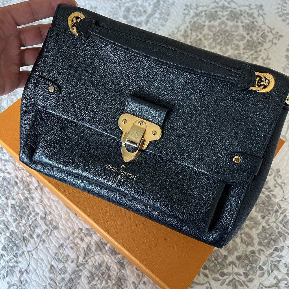 Louis Vuitton Vavin Handbag Monogram Empreinte Leather MM